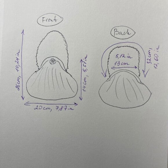 Vintage Pleated Evening Mini Bag Black Short Chain Elegant & Delicate - Picture 9 of 9